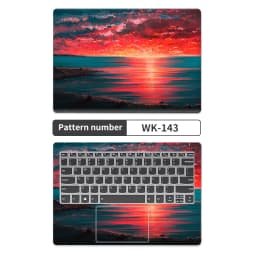 DIY Universal Laptop Cover Sticker Skins 2pcs 13.3"14"15.6"17.3" Skin Starry Sky Decorate Decal for Macbook /Lenovo/Asus/Hp/Acer