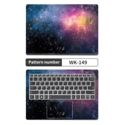 DIY Universal Laptop Cover Sticker Skins 2pcs 13.3"14"15.6"17.3" Skin Starry Sky Decorate Decal for Macbook /Lenovo/Asus/Hp/Acer