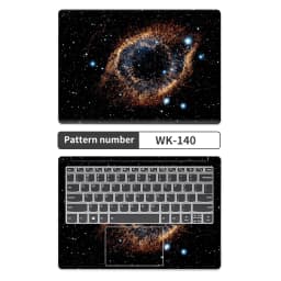 DIY Universal Laptop Cover Sticker Skins 2pcs 13.3"14"15.6"17.3" Skin Starry Sky Decorate Decal for Macbook /Lenovo/Asus/Hp/Acer