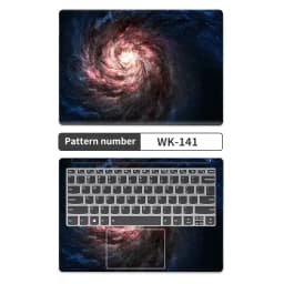 DIY Universal Laptop Cover Sticker Skins 2pcs 13.3"14"15.6"17.3" Skin Starry Sky Decorate Decal for Macbook /Lenovo/Asus/Hp/Acer