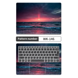 DIY Universal Laptop Cover Sticker Skins 2pcs 13.3"14"15.6"17.3" Skin Starry Sky Decorate Decal for Macbook /Lenovo/Asus/Hp/Acer