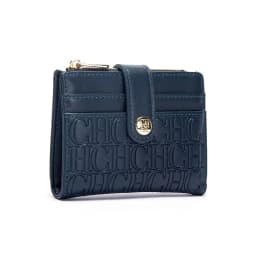CH Luxury Brand Retro Design Business Card Bag Fashion Button Classic Folding Wallet Compact and Lightweight Women's Square Bag