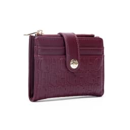 CH Luxury Brand Retro Design Business Card Bag Fashion Button Classic Folding Wallet Compact and Lightweight Women's Square Bag