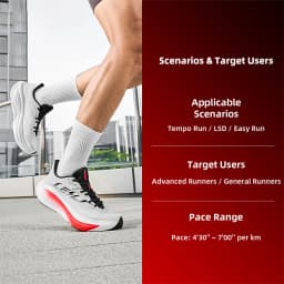 QIAODAN TG2.0 LEILI Men's Marathon Racing Shoes 2026 New High Rebound Shock Absorb Distance Training Sport Sneaker QDB023264285