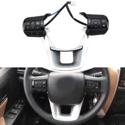 For Toyota Hilux Revo Rocco Fortuner New Steering Wheel Volume Sound Button with Backlight 2015 2016 2017 2018 2019 2020