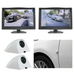 Car AHD 5-Inch Digital Side View Monitoring Mirror System,Night Vision HD 720P Side View Blind Spot Camera,Available In 3 Colors