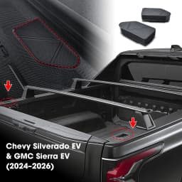 Bed Rail Stake Pocket Covers for Chevrolet Silverado EV/GMC Sierra EV 2026 2025 2024 Truck Bed Rail Hole Plugs Pocket Caps Cover