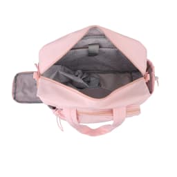 Women Pink Tennis Bag Large Capacity Racket Holder Handbag Separate Shoe Compartment Gym Sports Duffle Bag With Bottle Pocket