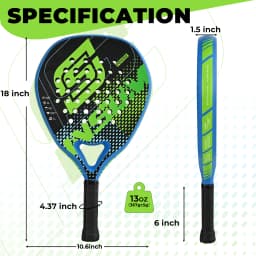 INSUM Power Padel Racket Series 2026 Carbon Fiber Surface EVA Memory Lightweight Paddle Racket Tennis Racket for Adults