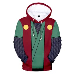 Bandai Naruto 3D Anime Hoodie – Men's Streetwear, Cosplay, Harajuku & Y2K Style – Trendy & Comfortable