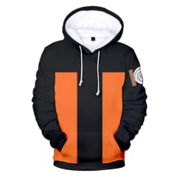 Bandai Naruto 3D Anime Hoodie – Men's Streetwear, Cosplay, Harajuku & Y2K Style – Trendy & Comfortable