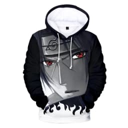Bandai Naruto 3D Anime Hoodie – Men's Streetwear, Cosplay, Harajuku & Y2K Style – Trendy & Comfortable