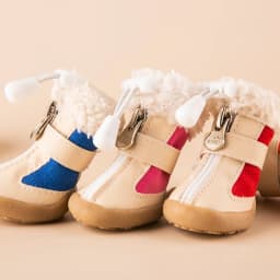 4pcs/set Elastic Winter Pet Dog Shoes Anti-slip Velvet Thickening Warmer Small Comfort Boots Puppy Animal Chihuahua Yorkshire