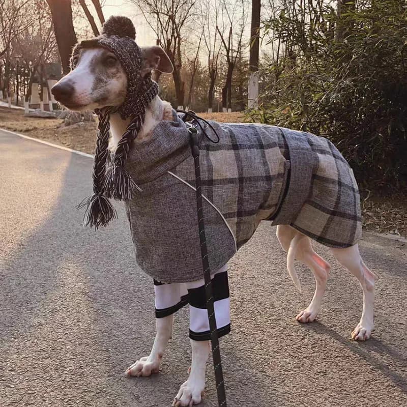 Warm Thicken Big Dog Coat Jacket for Medium Large Dogs Winter Pet Clothes Greyhound Wheeling Clothing Mascotas Ubranka Dla Psa