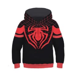 Hot New Fashion Cosplay Hooded Jacket Red Blue Colorblock Spider Pattern Hoodie Casual Unisex Y2K Long Sleeve Sweatshirt Top