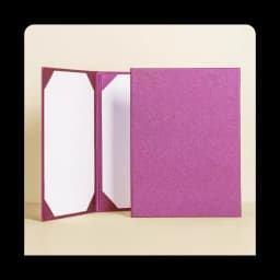 Gold/Silver Good Quality A4 Certificate Shell Wedding Ceremony