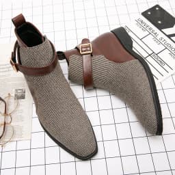 Luxury Brand Lace-Up Men's Motocross Boots 2023 New Arrival Classic Male Coiffeur High Top Shoes Leather for Men Outdoor Boots