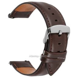Vintage Brown Leather Watchband 18mm 20mm 22mm 24mm Cowhide Watch Strap Men Women Quick Release Bracelet Universal Wristband