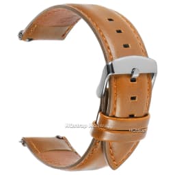 Vintage Brown Leather Watchband 18mm 20mm 22mm 24mm Cowhide Watch Strap Men Women Quick Release Bracelet Universal Wristband
