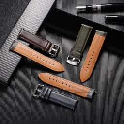 Vintage Brown Leather Watchband 18mm 20mm 22mm 24mm Cowhide Watch Strap Men Women Quick Release Bracelet Universal Wristband