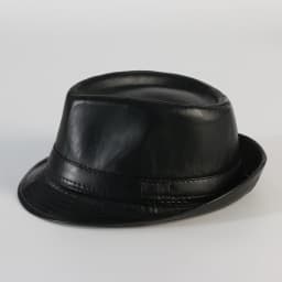 PU Leather Gift Fedoras for Middle-aged and Elderly Autumn and Winter Outdoor Leisure Gentlemen Jazz Hat for Men Panama Hat