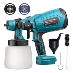 1000ML Cordless Electric Spray Gun For Makita 18V BL1830 Battery HVLP Paint Sprayer For Furniture Cabinets Walls Fence Door