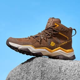 RAX Men Hiking Shoes Mid-top Waterproof Outdoor Sneaker Men Leather Trekking Boots Trail Camping Climbing Hunting Sneakers Women