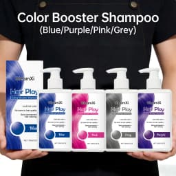 Color Booster Shampoo Lock Hair Color Enhance Semi-Permanent Colour Not Damaging Hair Non-irritating Scalp Hairdressing Shampoo