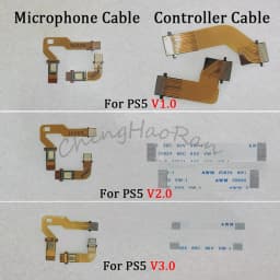 1Set Microphone Flex Cable For PS5 BDM-010 020 030 Handle Inner Mic Ribbon Cables For PS5 V1 V2 V3 Gamepad Controller Flat Cable