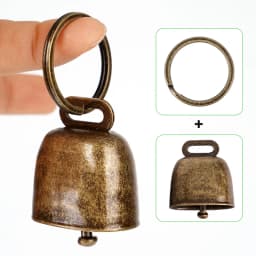 Grazing Iron Bell Anti Lost Bell Cow Horse Sheep Bell Retro Bell Dog Cat Collar Bell for Cattle Goat Farm Animal Sheep 1/2Pcs