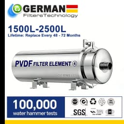 1500L-2500L Large Water Volume for Direct Drinking Stainless Steel Household House Kitchen Tap Water Filter
