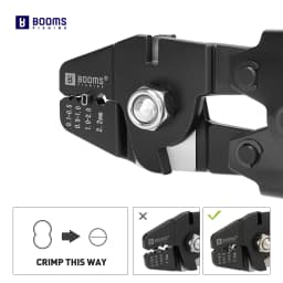 Booms Fishing XW40 Multifunction Fishing Crimping Pliers Tools Set Non-Slip Handle Fishing Crimping Tool with Crimp Sleeves Kits