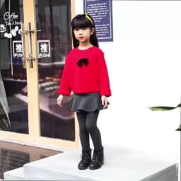 2024 New Winter Girls Skirt Pants Girls Plus Velvet Thicker Pant Two False Skirt-pants Children's Velvet Leggings Girls Bootcut