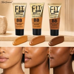 Long Lasting Concealing, Waterproof and Moisturizing BB Cream, Liquid Foundation, Concealer, Liquid Foundation, Fine Powder