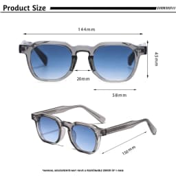 1/2/3 Pcs Wholesale Sunglasses Square Retro Men Fashion Punk Sun Glasses Women Travel Eyewear Lunette De Soleil Femme UV400
