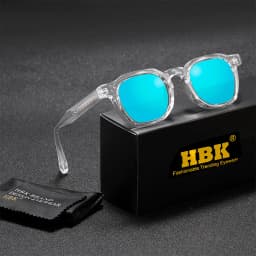 HBK Fashion Retro Men Sunglasses Classic Square Frame Design Sun Glasses Women Outdoor Travel Party Business Festival Gift
