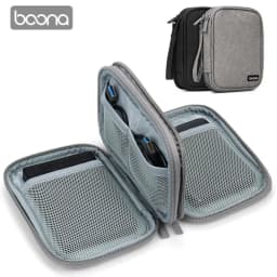 BOONA Portable External 2.5" HDD Bag External USB Hard Drive Disk Storage Bag Carry Usb Cable Case Cover Pocket Hard Drive Bags
