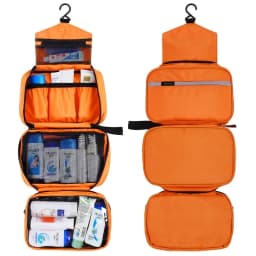 Hanging Men's Toiletry Bag Large Waterproof Cosmetic Bags Travel Organizer Lady Toiletries Makeup Toilet Foldable Bathroom Kit