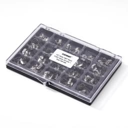 AZDENT 80 Pcs/Box Stainless Steel Dental Orthodontic Bands with Buccal Tube First Molar Roth/MBT 022" 16#-35# Buccal Tubes