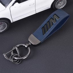 Car Vintage Leather Keychain Keyring Pendant Zinc Alloy Key Ring For BMW M F30 F10 E90 F20 E46 E60 E70 E39 E36 E87 X7 E92 E91 X6