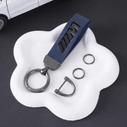 Car Vintage Leather Keychain Keyring Pendant Zinc Alloy Key Ring For BMW M F30 F10 E90 F20 E46 E60 E70 E39 E36 E87 X7 E92 E91 X6