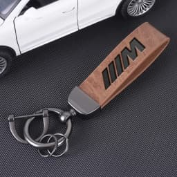 Car Vintage Leather Keychain Keyring Pendant Zinc Alloy Key Ring For BMW M F30 F10 E90 F20 E46 E60 E70 E39 E36 E87 X7 E92 E91 X6