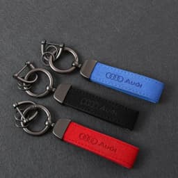 Car Keyring Leather Keychain Pendant Key Holder for Audi RS A5 A3 A4L A6L A7 A8 Q2L Q3 Q5 Q7 S4 S5 S6 S7 S8 RS5 RS6 RS7 R8