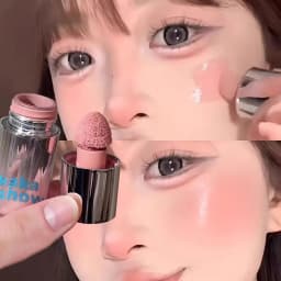 Velvet Liquid Blush Matte Sponge Head Blusher Natural Lasting Brighten facial Contour Blush Tint 스펀지 팁 블러셔 Korean Rouge Makeup
