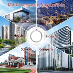 Zigbee Smoke Alarm Tuya Smart Real-time Monitoring APP Notification Smoke Detector For Gas Wall-hung Stoves Bathrooms Industrial Hotel Security