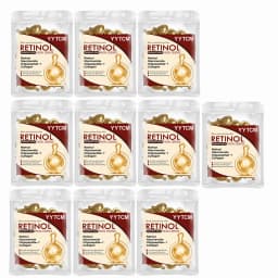 Retinol Firming Facial Moisturizing Essence Capsules, Retinol Facial Essence, Contains Hydrolyzed Collagen, Niacinamide, Deep Moisturizing (0.5Gx30 Capsules)/Bag-1 Bag