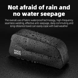 ROCKBROS Cycling Bag 0.6L Or 0.9L Magnetic Waterproof Road Bike Bag Front Beam Tube Bag Riding Bicycle Bag Accessories