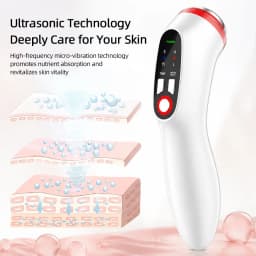 1MHz Handheld Ultrasound Physiotherapy Device Portable Body Massager with 3 Intensity Timer Settings for Muscle Relaxation