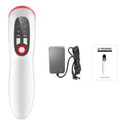 1MHz Handheld Ultrasound Physiotherapy Device Portable Body Massager with 3 Intensity Timer Settings for Muscle Relaxation
