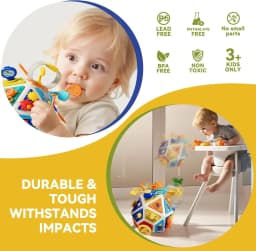 Baby Busy Board Activity Cube Toys Montessori Sensory Toys Toddler Fine Motor Early Educational Toy Travel Fidget Toys Gifts